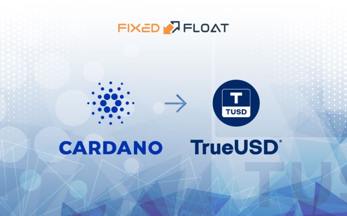 Exchange Cardano to TrueUSD