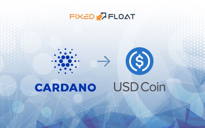 Exchange Cardano to USD Coin