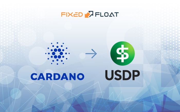 Exchange Cardano to USDP