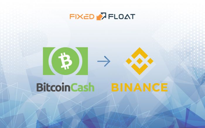 Intercambiar Bitcoin Cash a Binance Coin