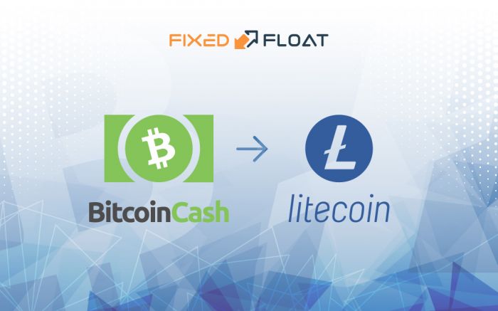 Câmbio Bitcoin Cash por Litecoin