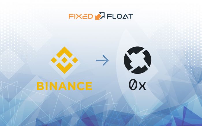 Exchange Binance Coin to 0x