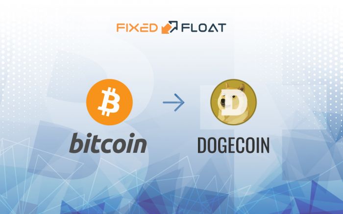 Tauschen Sie Bitcoin gegen Dogecoin