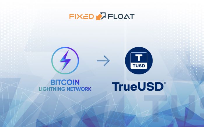 Exchange Bitcoin Lightning Network to TrueUSD