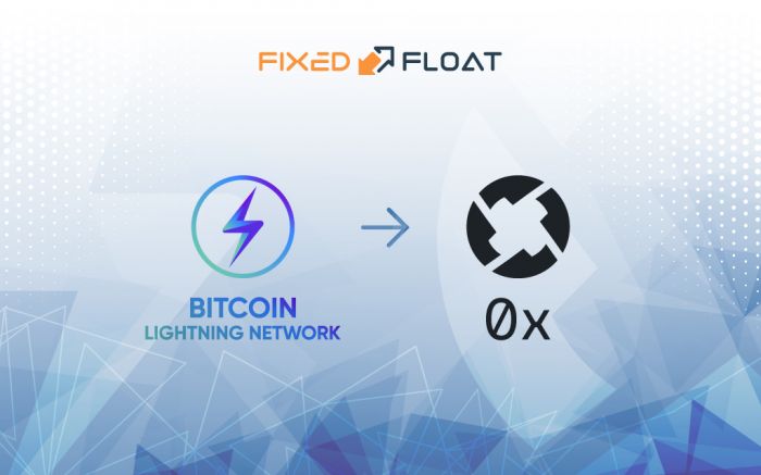 Exchange Bitcoin Lightning Network to 0x