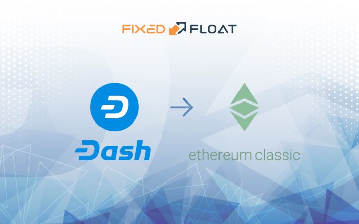 Exchange Dash to Ethereum Classic