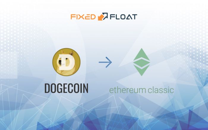 Échangez Dogecoin en Ethereum Classic