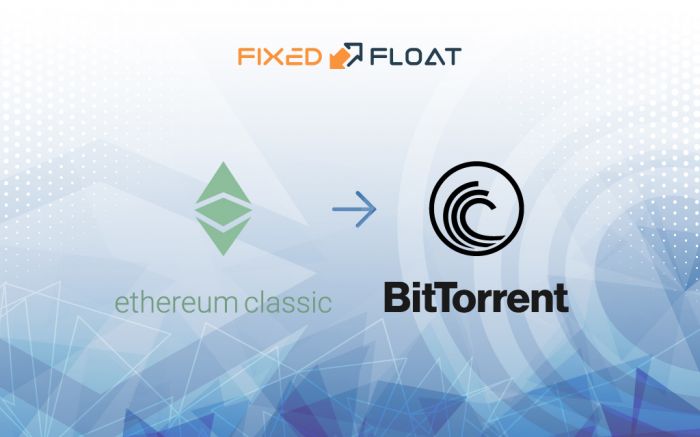 Exchange Ethereum Classic to BitTorrent