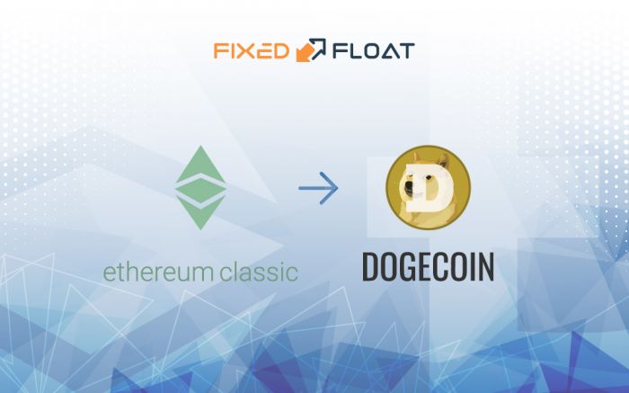 Intercambiar Ethereum Classic a Dogecoin
