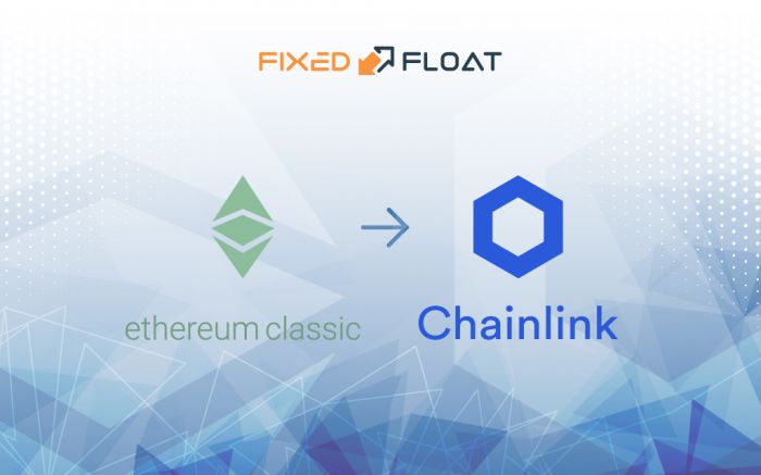 Intercambiar Ethereum Classic a Chainlink
