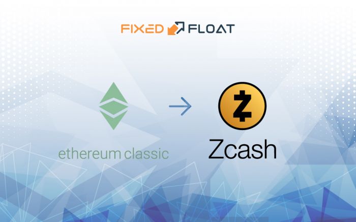Intercambiar Ethereum Classic a Zcash