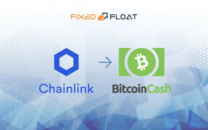 Обмен Chainlink на Bitcoin Cash