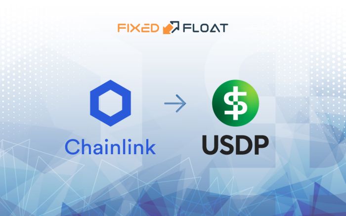Exchange Chainlink to USDP
