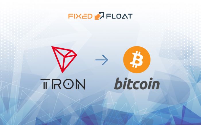 Exchange Tron to Bitcoin 