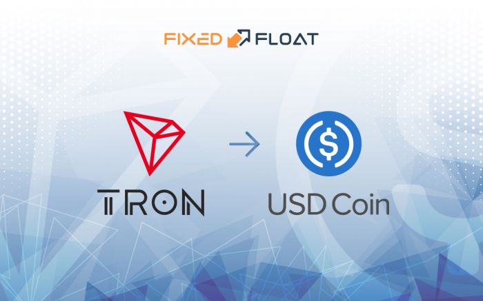 Exchange Tron to USD Coin