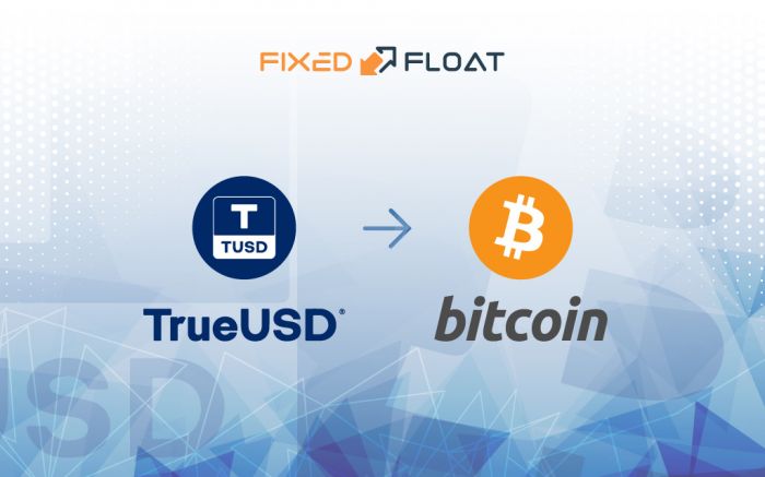 Tauschen Sie TrueUSD gegen Bitcoin