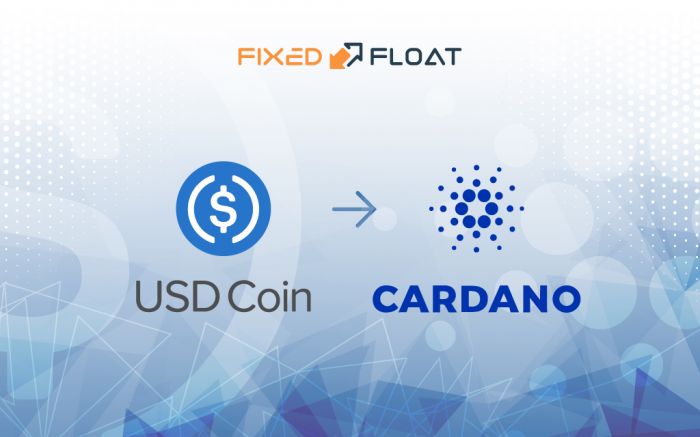 Exchange USD Coin to Cardano