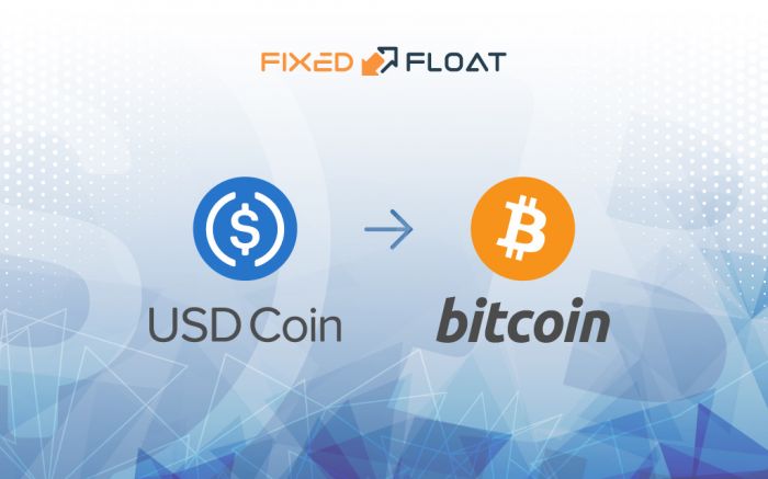 Intercambiar USD Coin a Bitcoin