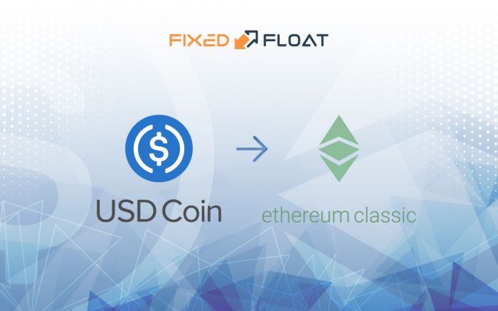 Intercambiar USD Coin a Ethereum Classic