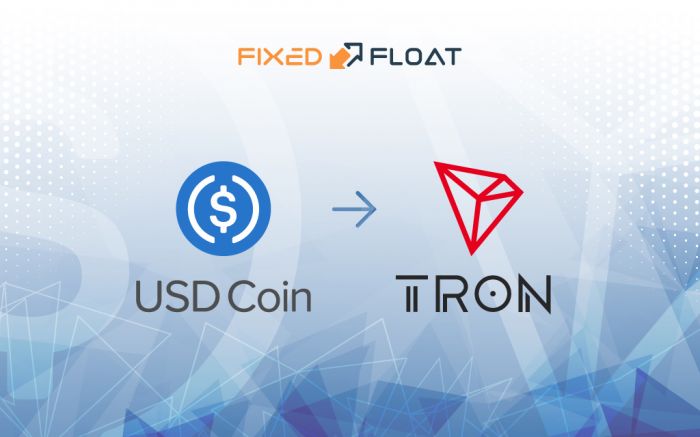 Exchange USD Coin to Tron