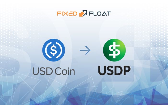 Exchange USD Coin to USDP