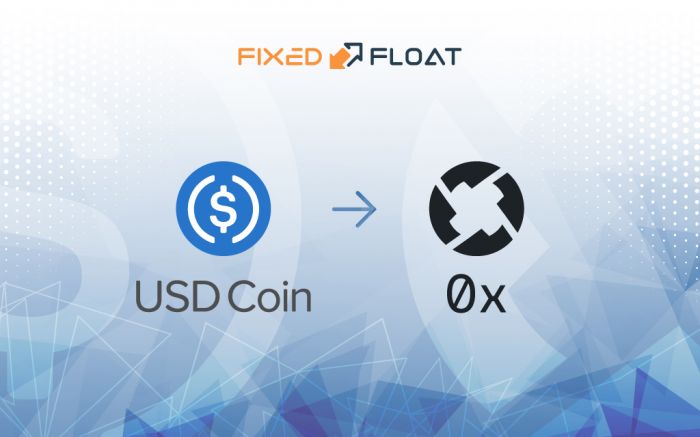 Exchange USD Coin to 0x