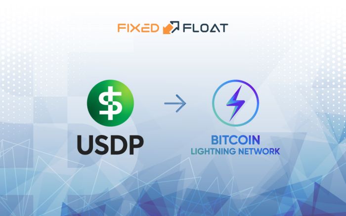 Exchange USDP to Bitcoin Lightning Network