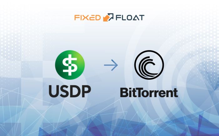 Exchange USDP to BitTorrent