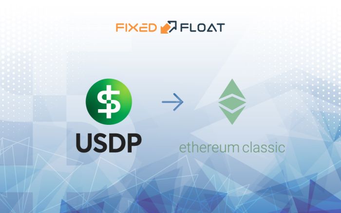 Exchange USDP to Ethereum Classic