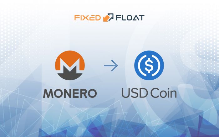 Exchange Monero to USD Coin
