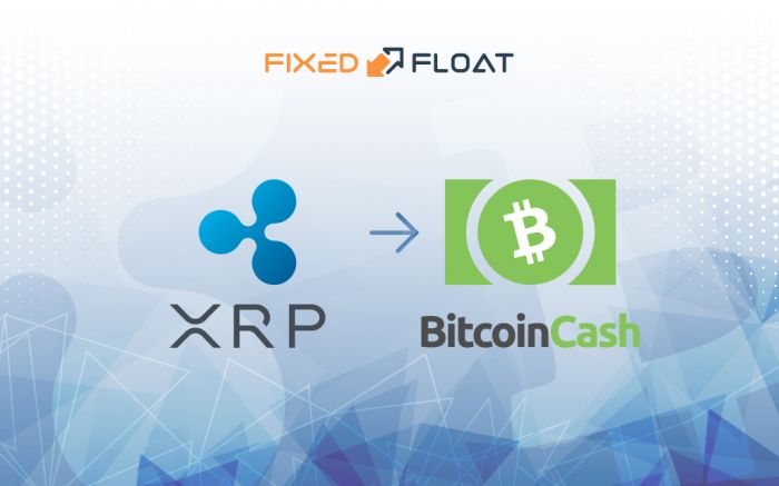 Câmbio XRP por Bitcoin Cash