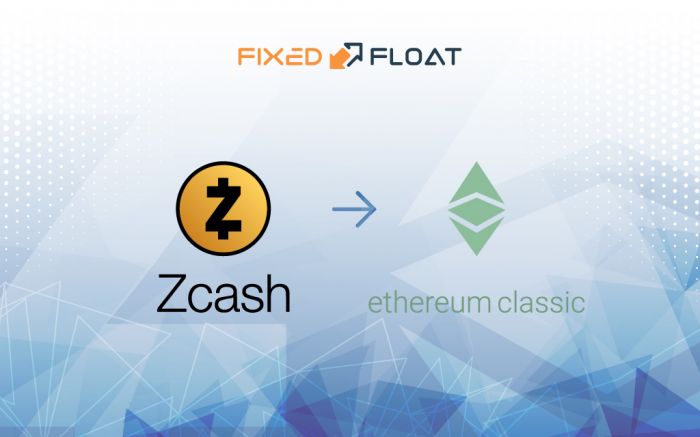 Intercambiar Zcash a Ethereum Classic