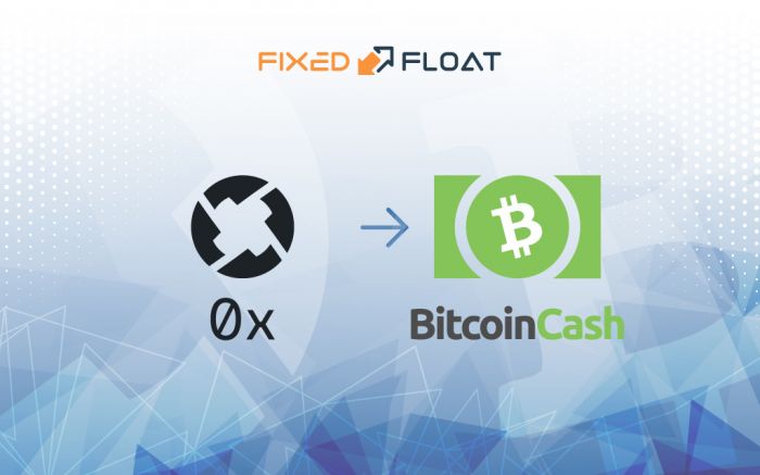 Échangez 0x en Bitcoin Cash