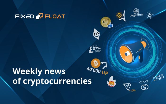 News of cryptocurrencies of the 1st week of May 2022